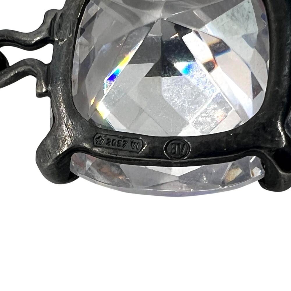 Bottega Veneta Crystal Sterling Silver Earrings - Picture 9 of 9